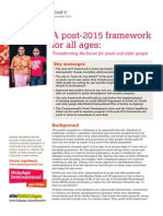GAW Brief 5: A Post-2015 Framework For All Ages: Transforming The Future For Youth and Older People
