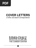 Cover Letters: & Other Job Search Correspondence