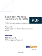 Business Process Framework (ETOM) Guide To Applying R8.1 v11
