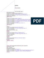 Buddy System Memory Allocation Simulation Java Code