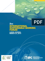 2nd International Sustainable Banking Forum - Lagos, Nigeria, March 2-4, 2014