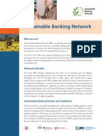 Sustainable Banking Network Brochure