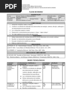 Plano de Ensino