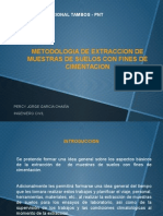 Metodologia de Extraccion de Muestras de Suelo Con Fines de Cimentacion 12-02-2015