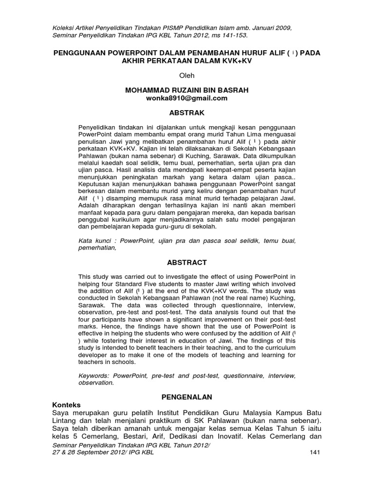 MOHD RUZAINI GDFGDF GFDGD GF | PDF | Karier & Perkembangan