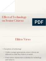 Effects of Technology On Senior Citizens