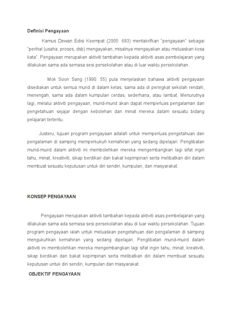 Definisi Pengayaan Pdf
