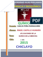 Aplicaciones de La Química en La Medicina