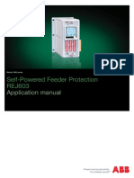 Self-Powered Feeder Protection REJ603: Application Manual