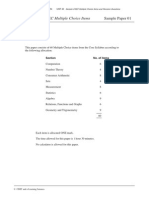 UNIT 40.1.2: CSEC Multiple Choice Items