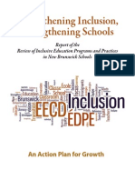 Strengthening Inclusion and Strengthening Schools