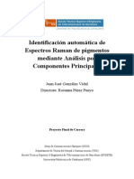 Identificacion Automatica de Espectros Raman de Pigmentos Mediante Analisis Por Componentes Principales