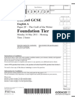 Foundation Tier: Edexcel GCSE