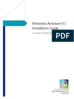 Metadata Assistant Install Guide