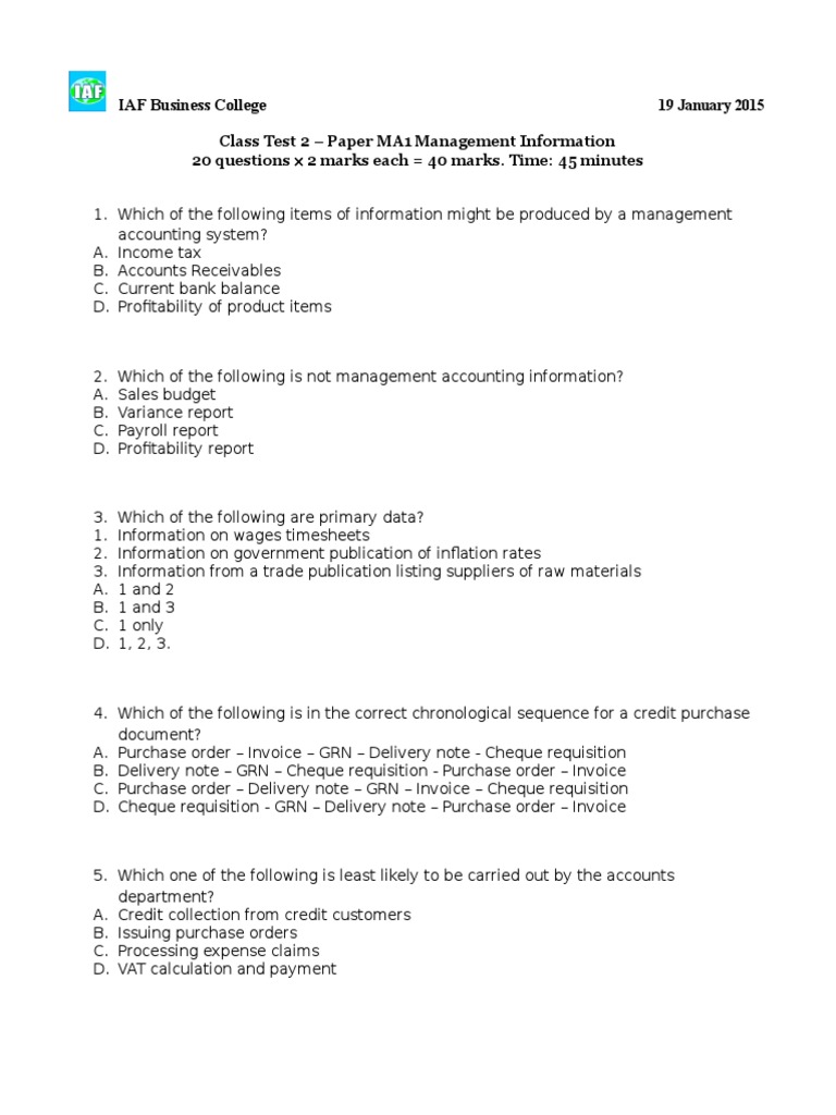 Guide To Scoring Well On SAT Accounting | PDF | Cheque | Invoice