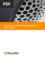 ShoreTel Phone User Guide