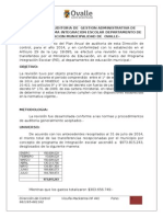 Informe de Auditoria Pie