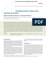 Secondary Arterial Hypertension: When, Who, and How To Screen?