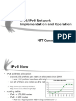 Ariga - Senji-Pv4 IPv6 Network Implementation and Operations