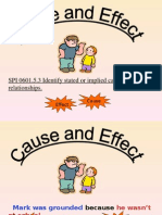 Cause Effect Lesson