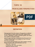 Topic10 Islamic Management