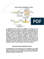 5.1 Funciones Del Analizador Lexico