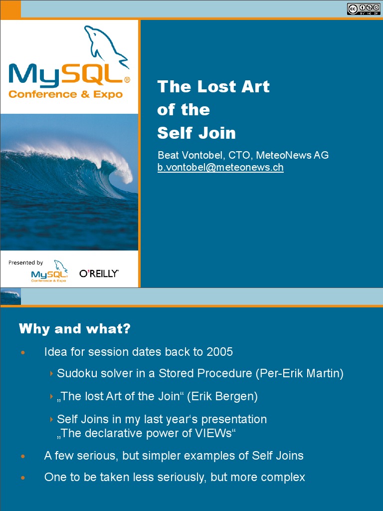 Examples of Self Joins in SQL | PDF | Database Index | Information ...