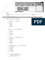 3th Grade - Vocabulary Contest