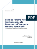 Canal de Panamá y Sus Implicaciones en La Economía Del Transporte Marítimo Venezolano PDF