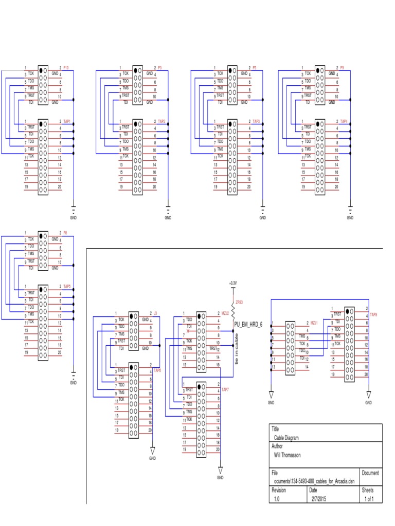Cable Diagram Overview | PDF | Business | Computers