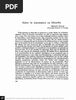 Zucchi - Sobre Los Sistemático en Filosofía