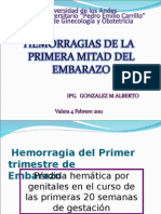 Hemorragias Del Primer Trimestre de Embarazo