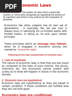 Economic Laws