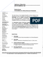 Clinical Research Standards For MG