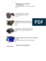 Ejemplos de macro, mini, microcomputadoras y dispositivos de bolsillo