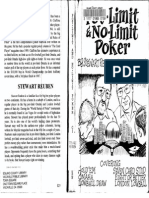 No Limit and Pot Limit Poker - Stewart Reuben & Bob Ciaffone