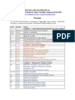 Programa de Calculo Integral