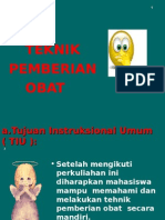 Teknik Pemberian Obat