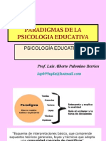 Paradigmas de La Psicologia Educativa.