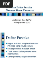 Daftarpustaka Vancouver