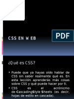 CSS en Web