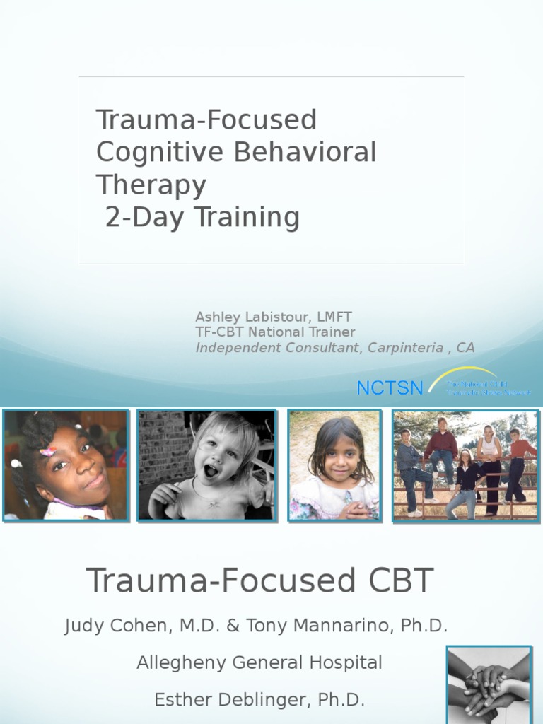 Workbooks tf cbt workbook for children : 2-day traning | Psychological Trauma | Cognitive Behavioral Therapy