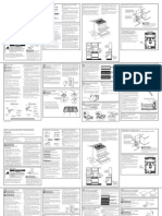 GE Profile Series 30-Inch Slide-In Double Oven Gas Range - Installation Instructions