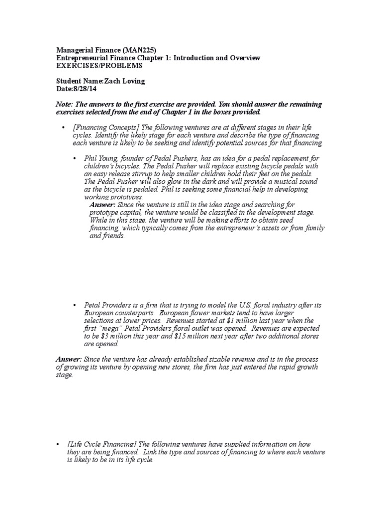 Financing Stages for Ventures | PDF | Venture Capital | Corporate Finance