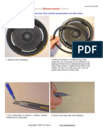 Refoam Manual: - : Refoaming Is at Own Risk. First Read The Manual Before You Take Action