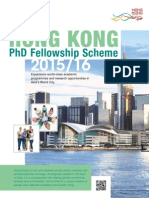 Hongkong University PHD Fellow Ship