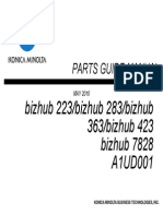 PARTS MANUAL bizhub 223