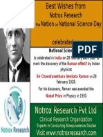 Notrox Research Wishes For National Science Day