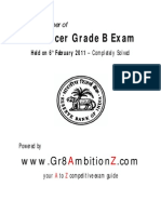 RBI Grade B Previous Paper - Gr8rbi Grade B Previous paperAmbitionZ