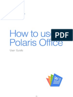 How To Use Polaris Office - Odt